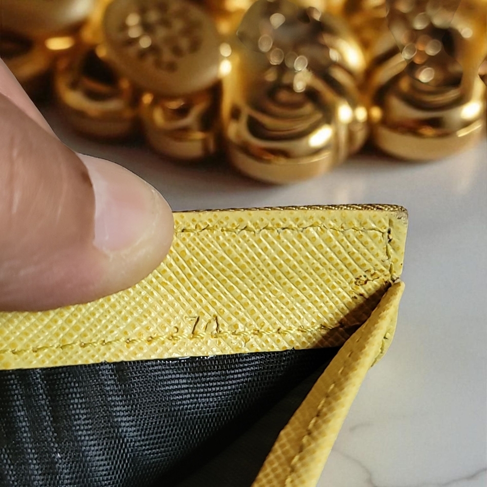 Prada Gold Chain Wallet EUC - Picture 13 of 13
